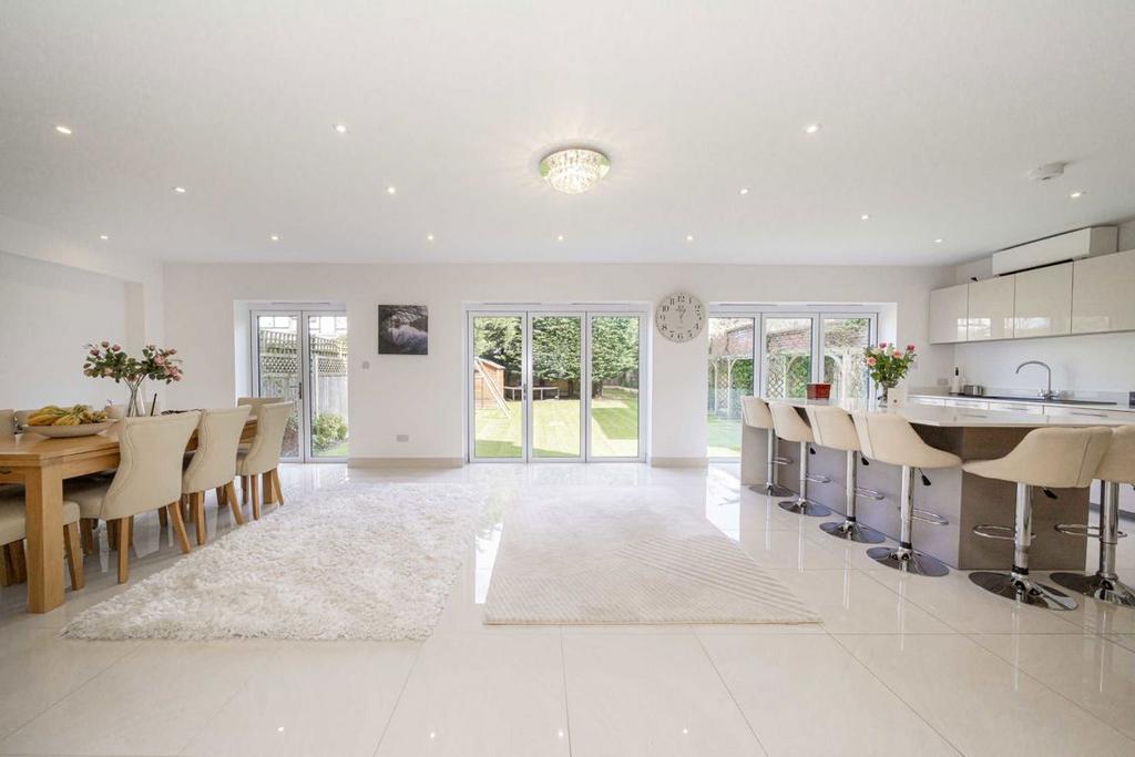 Open-plan living area, open plan living