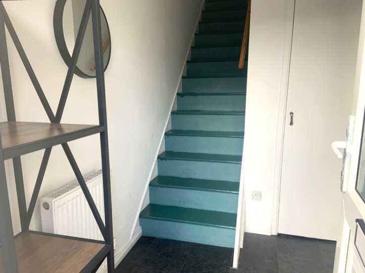 Stairs to first