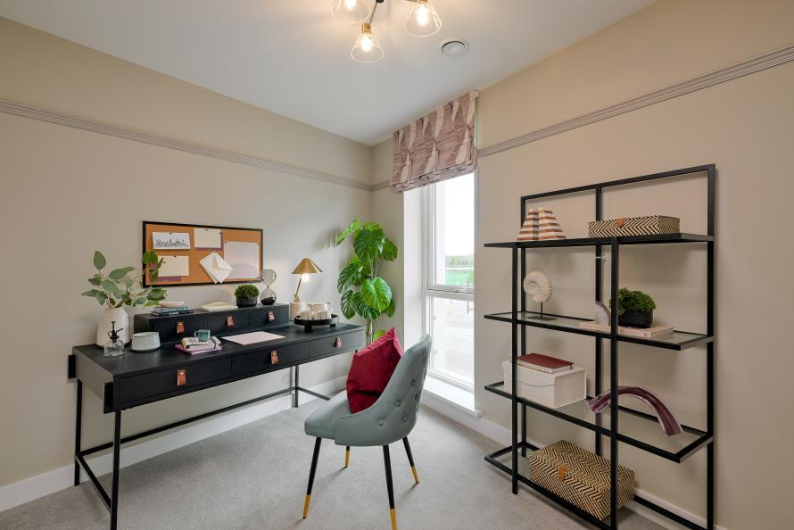Canalside Quarter, show home apartment  Study