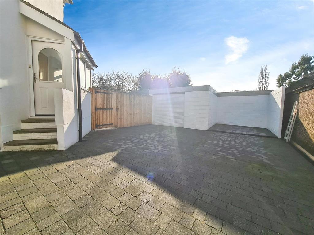 Entrance Porch, Driveway & Garage