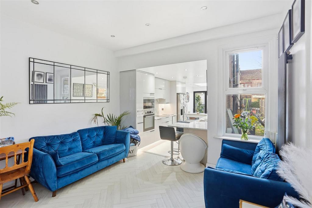 Open-plan living area, open plan living