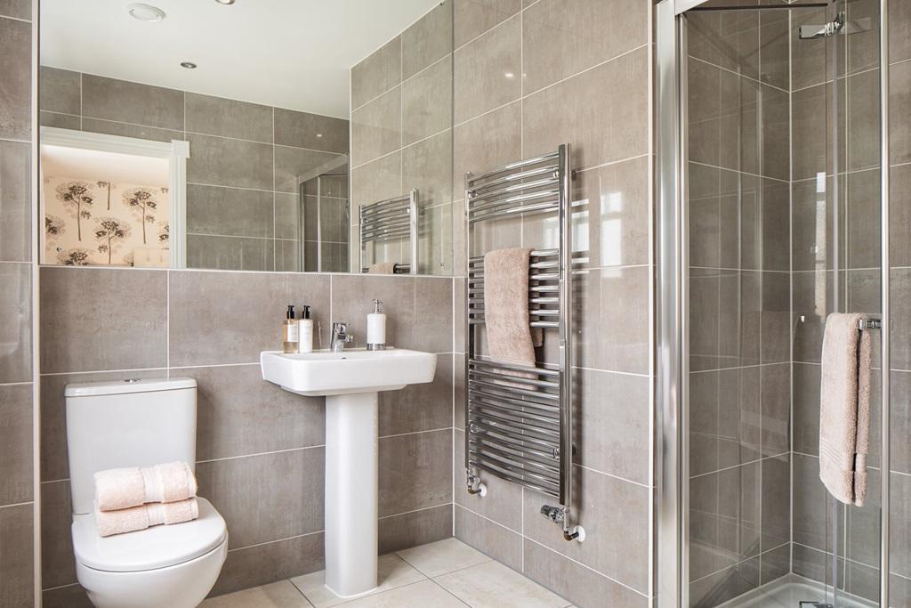 An en suite shower room helps beat the morning...
