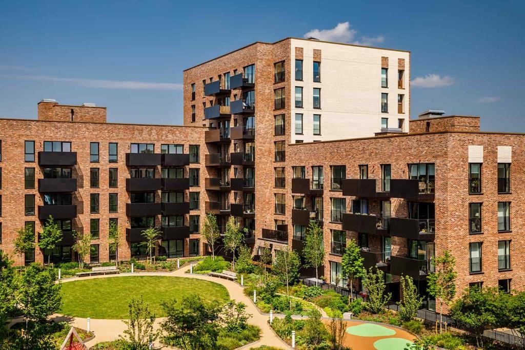 Coronation Square's podium gardens offer a...