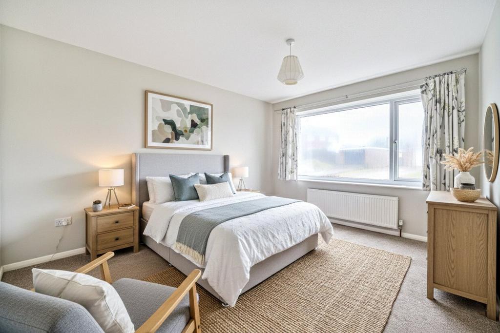Staged Bedroom