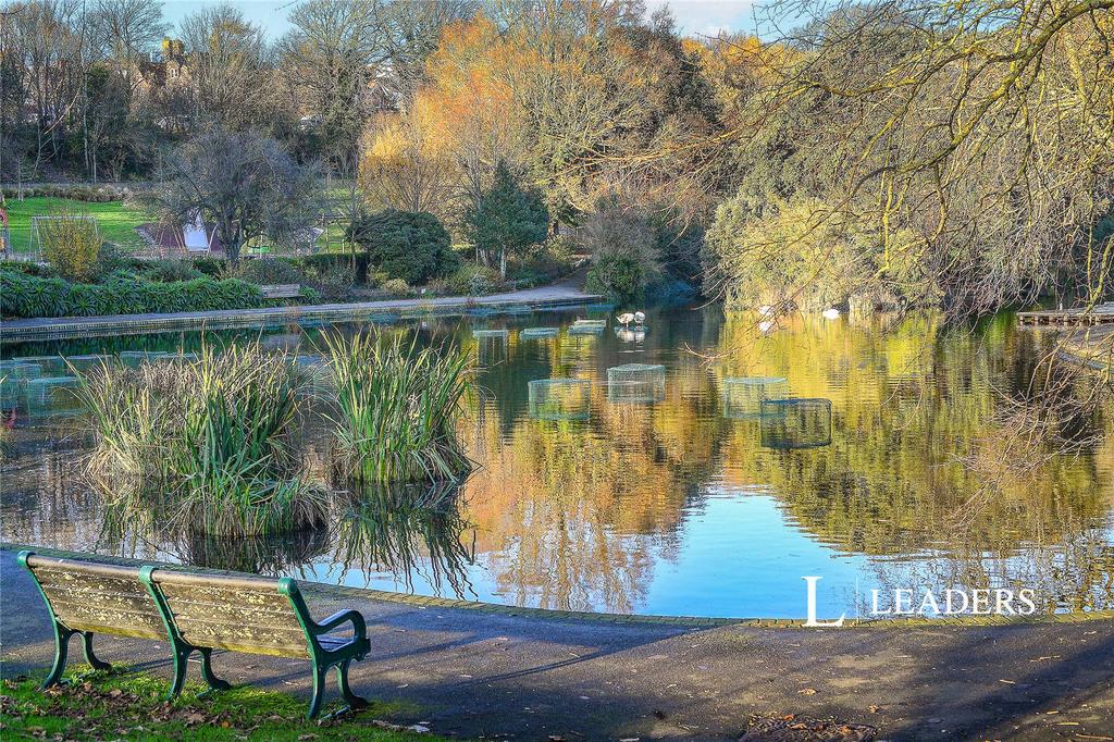 Pond At Queens Park