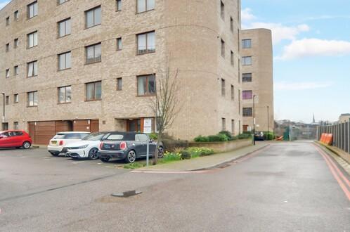 Apartment building facade, block of apartments