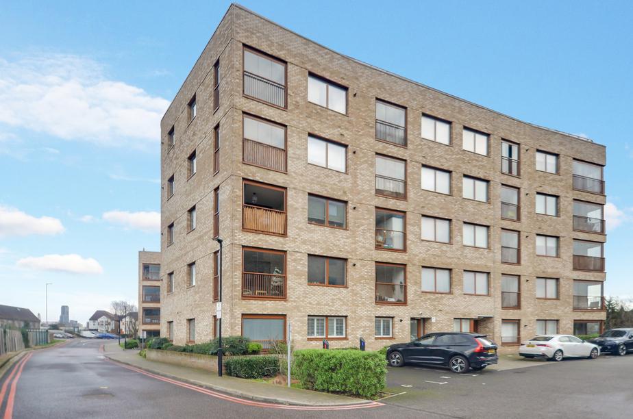 Apartment building facade, block of apartments