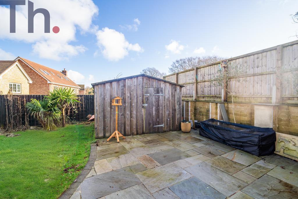 Rear Garden &amp; Storage Shed