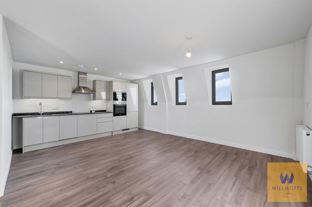 Open plan kitchen/lounge