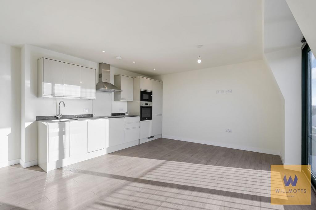 Open plan kitchen/lounge