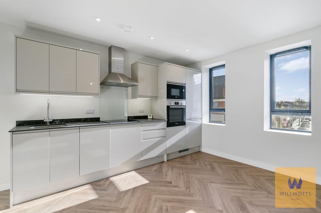 Open plan kitchen/lounge