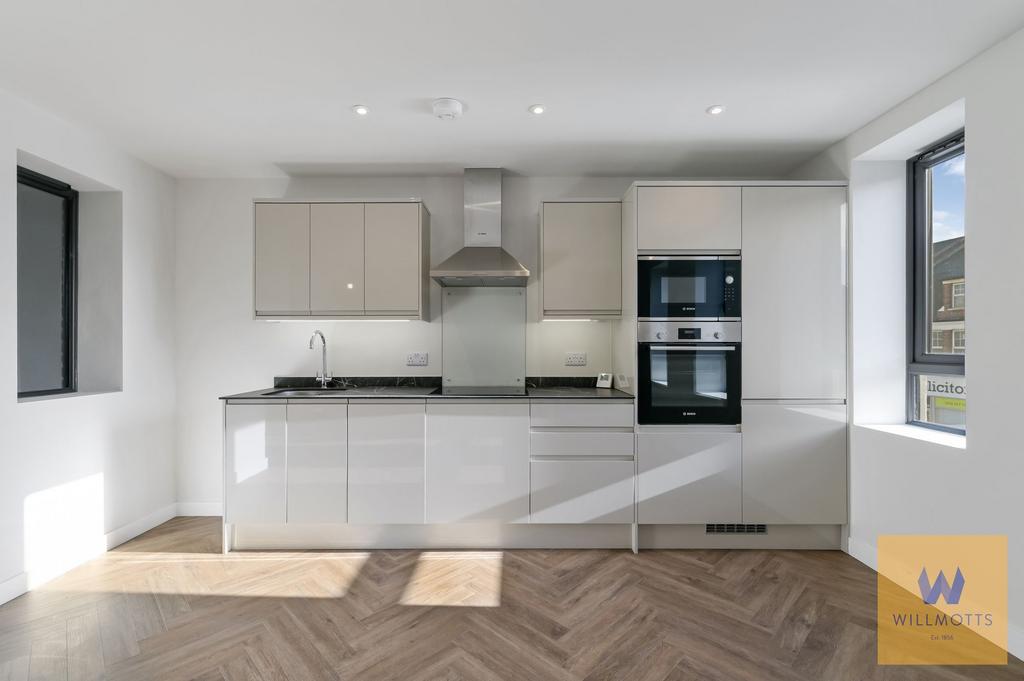 Open plan kitchen/lounge