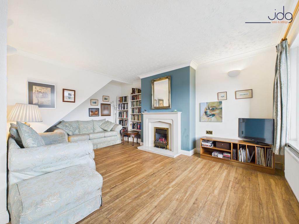 Open Plan Living Dining with Cosy Gas Fire