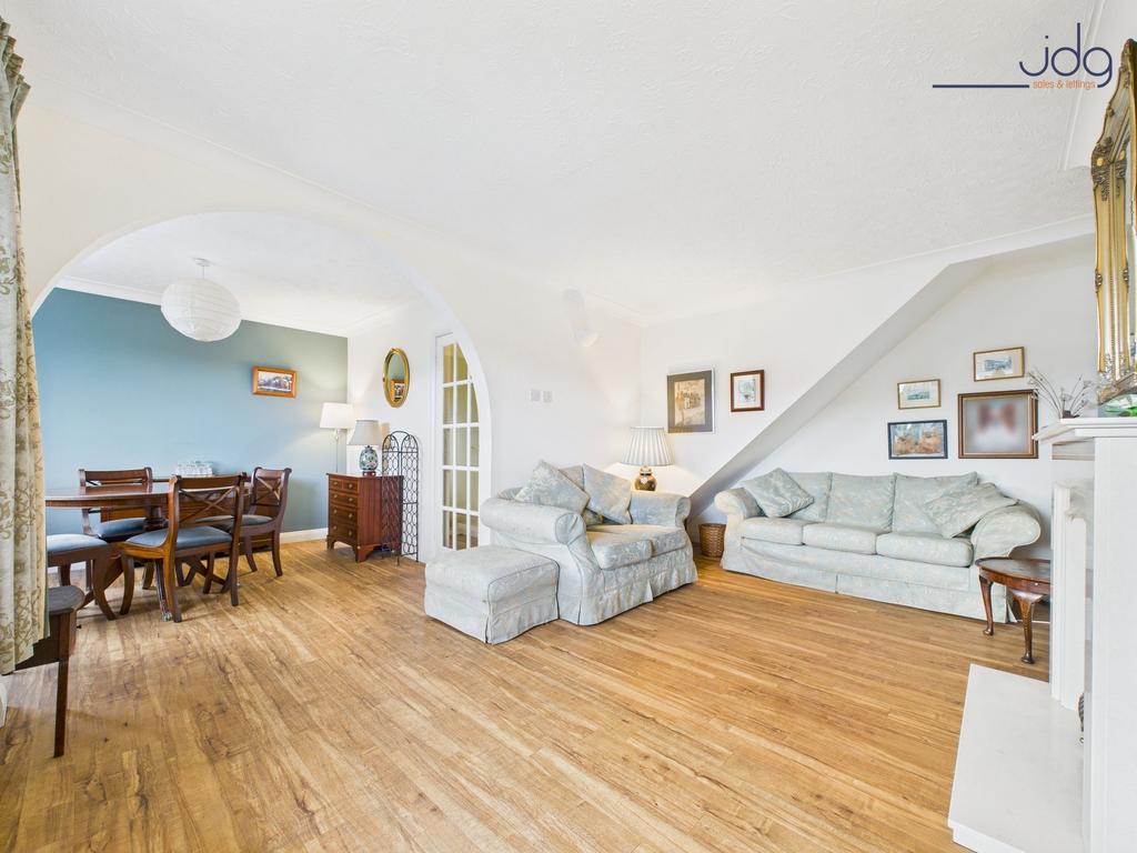 Open Plan Living Dining with Cosy Gas Fire