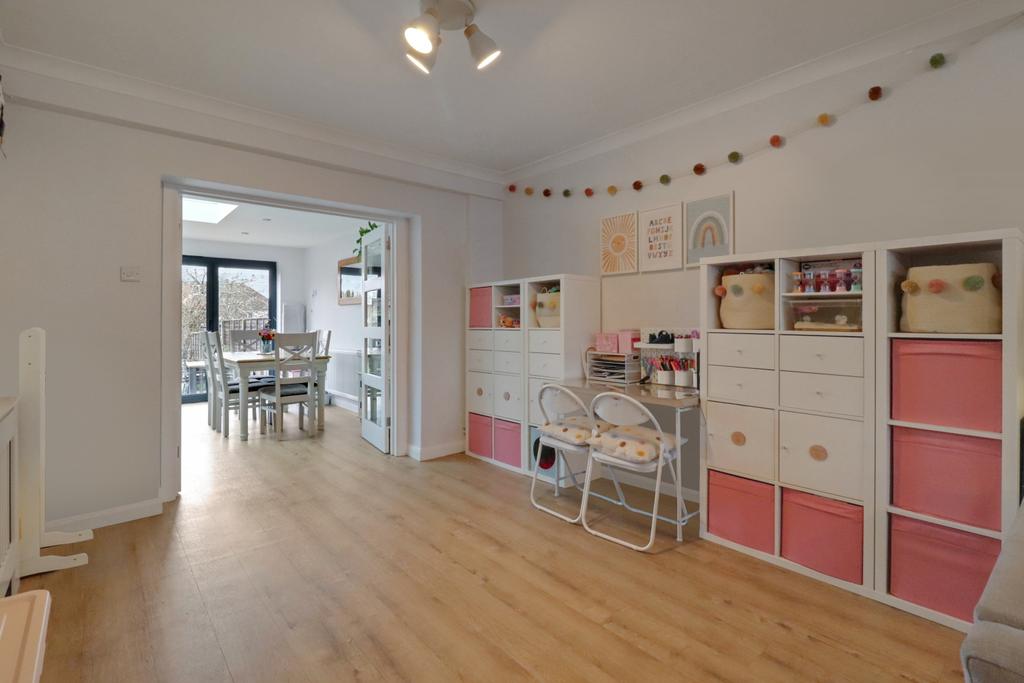 Play area of reception room