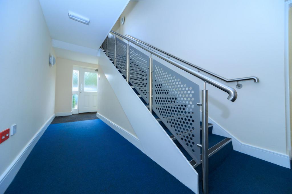 Communal hallway and stairwell