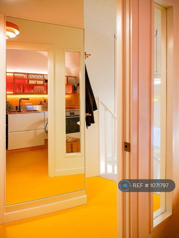 View Into Hall From Kitchen Door