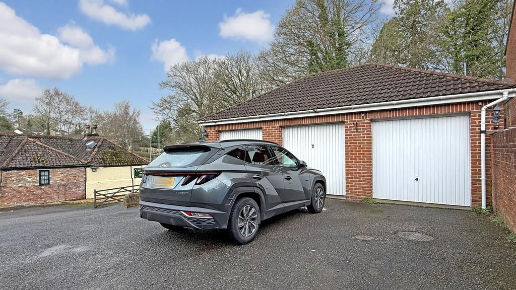 Garage and driveway