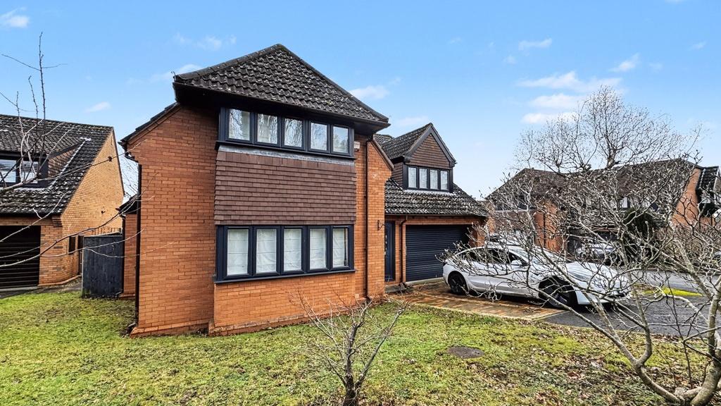 Contemporary semi‑detached house with timber cl...
