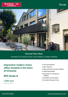 Office to rent, Turnham Green Terrace Mews London W4 1QU