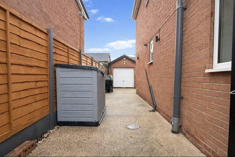 Driveway to garage