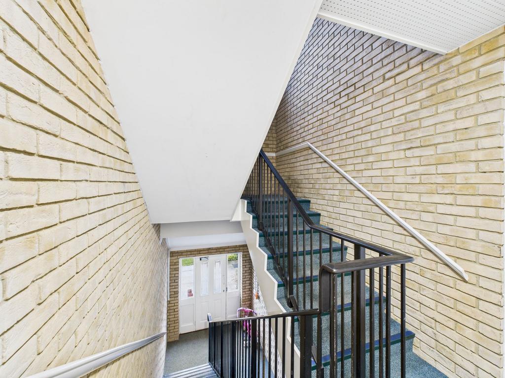 Stairway to the property