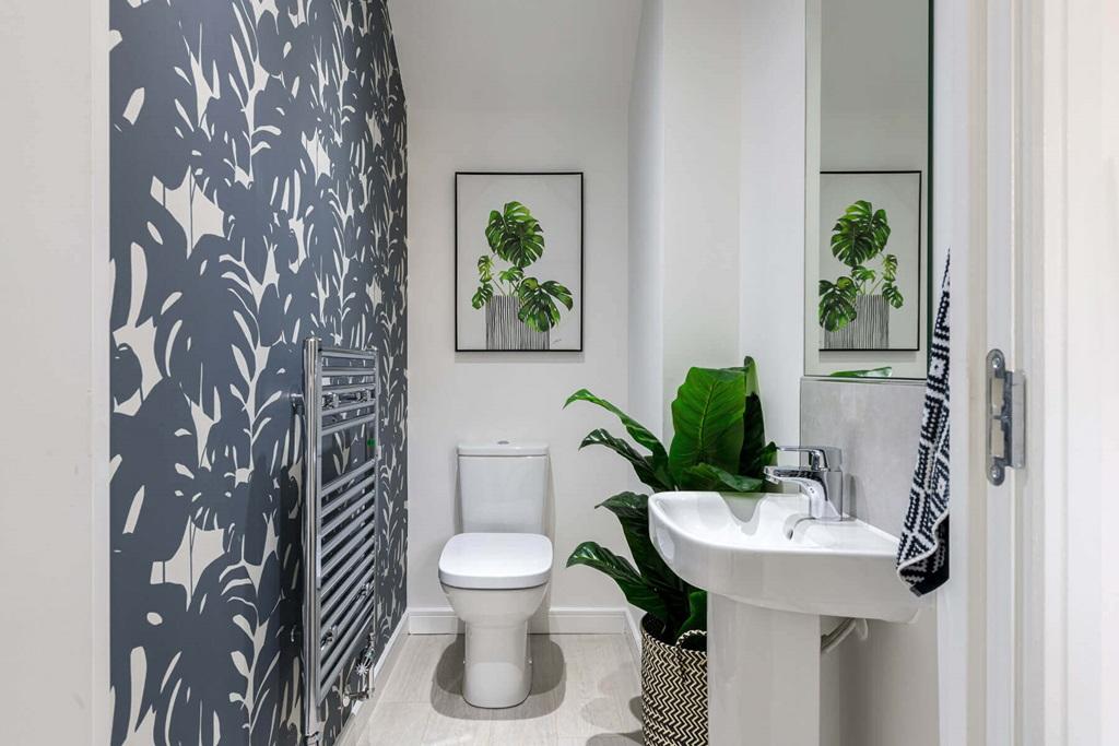Convenient downstairs toilet