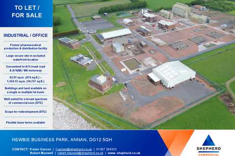 Distribution warehouse to rent, Newbie Business Park Annan DG12 5QH