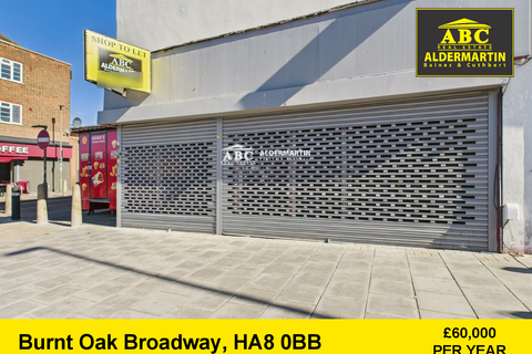 Retail property (high street) to rent, 144 Burnt Oak Broa Harrow HA8 0BB
