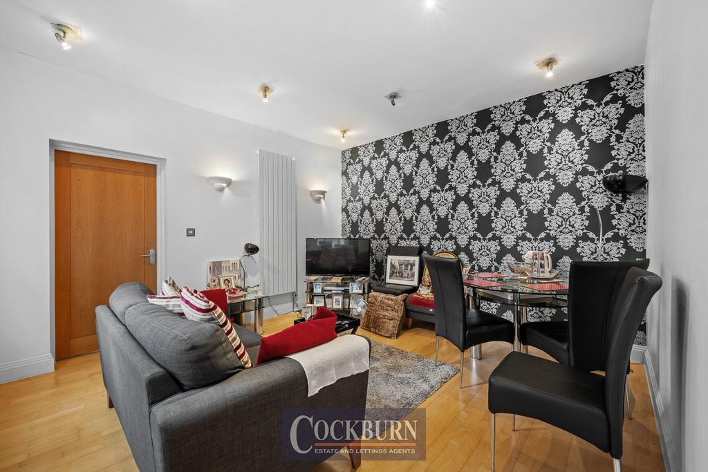 Open-plan living area, open plan living