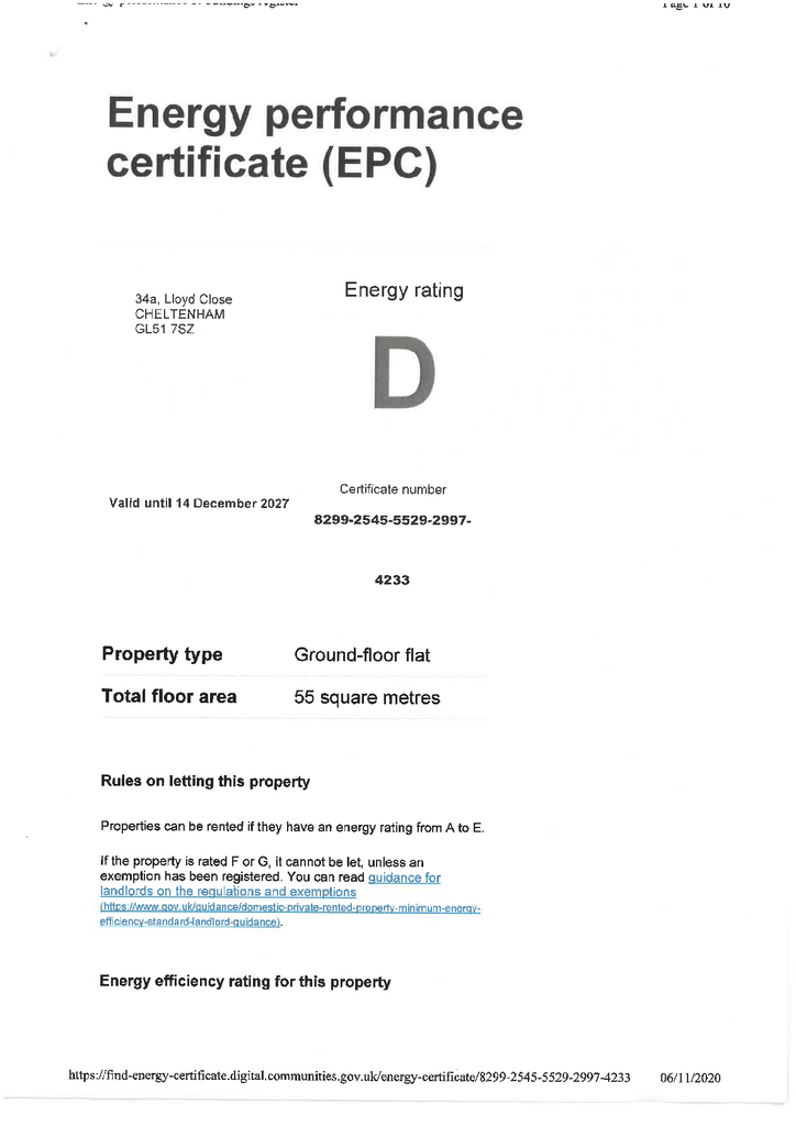 EPC Certificate