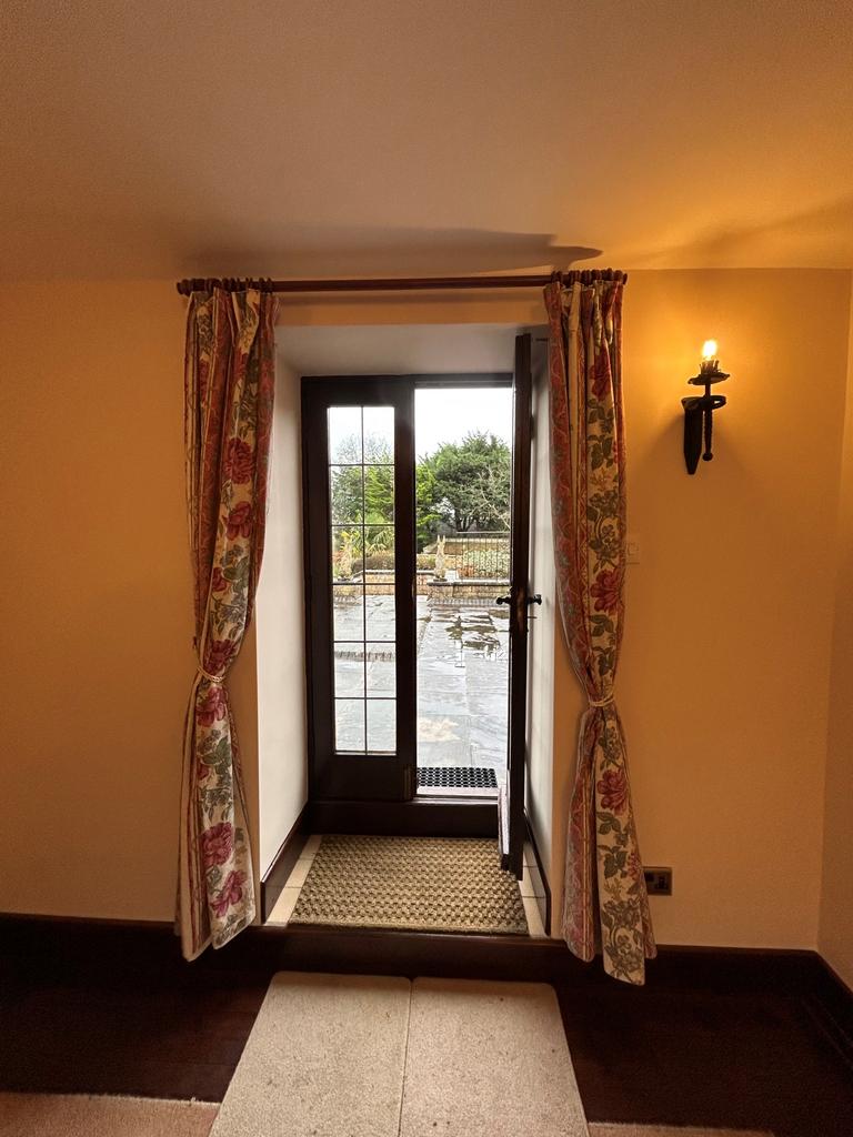 Bedroom 1 with terrace entrance