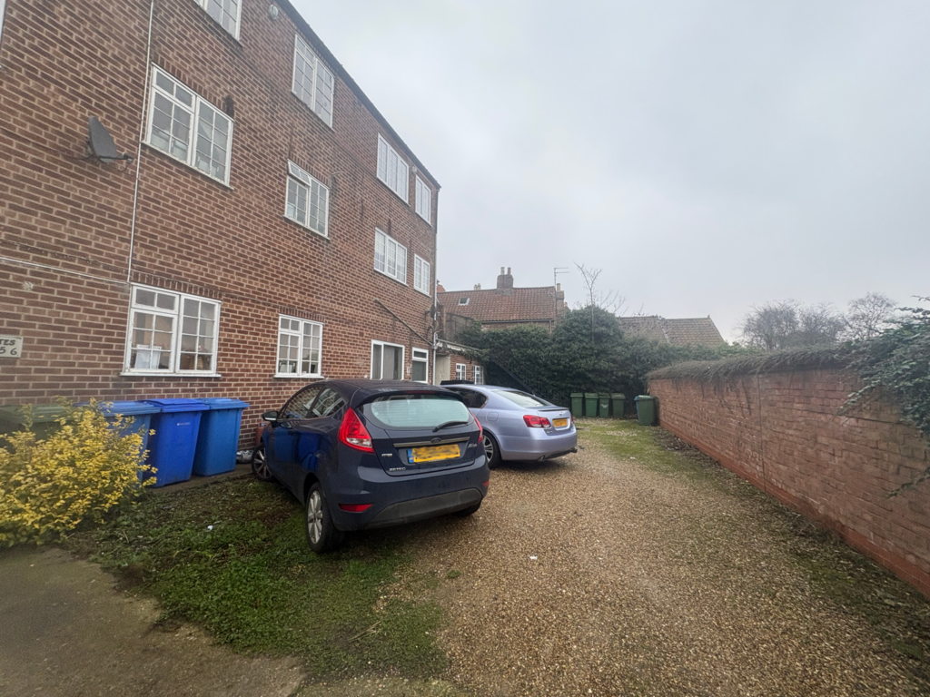 Rear of property