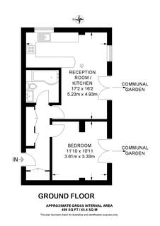 1 bedroom flat for sale, Carnwath Road, London, SW6
