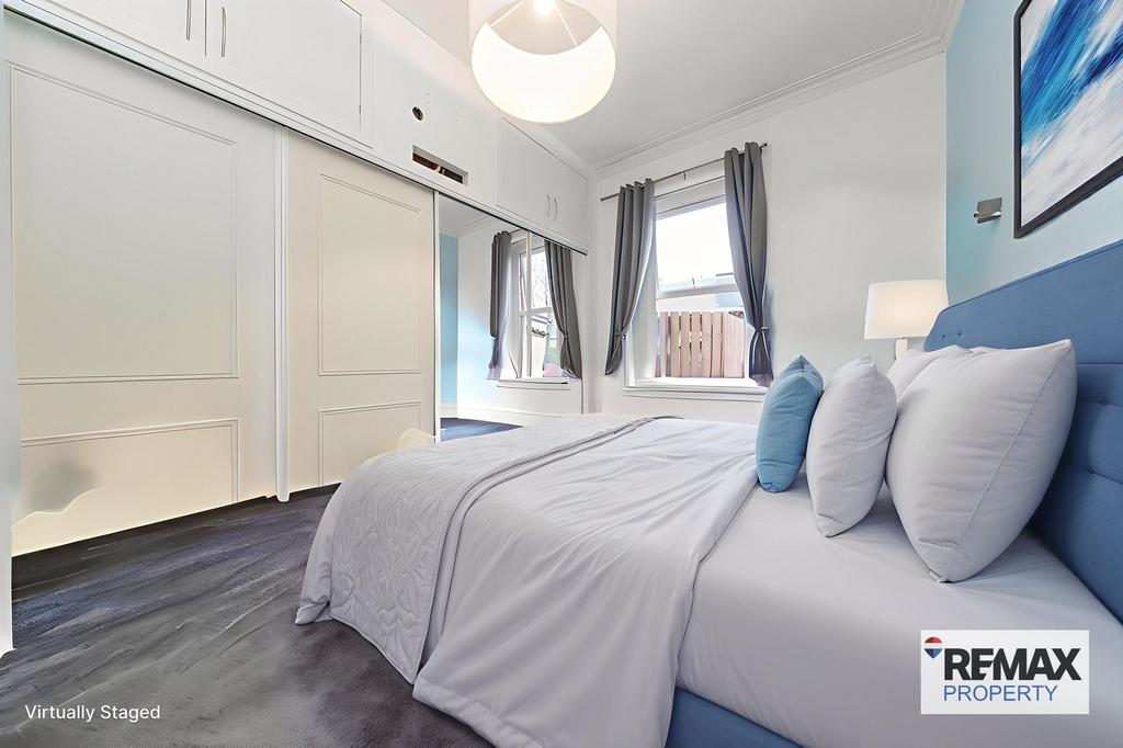 Virtually Staged Primary Bedroom