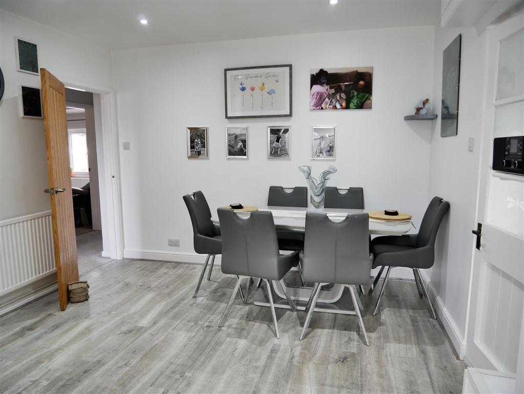 Extended dining kitchen