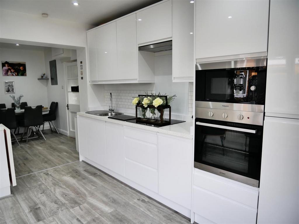 Extended dining kitchen