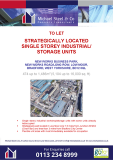 Warehouse to rent, New Works Rd Bradford BD12 0QN