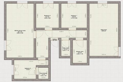 3 bedroom flat for sale, Harvey Lane, Campbeltown PA28