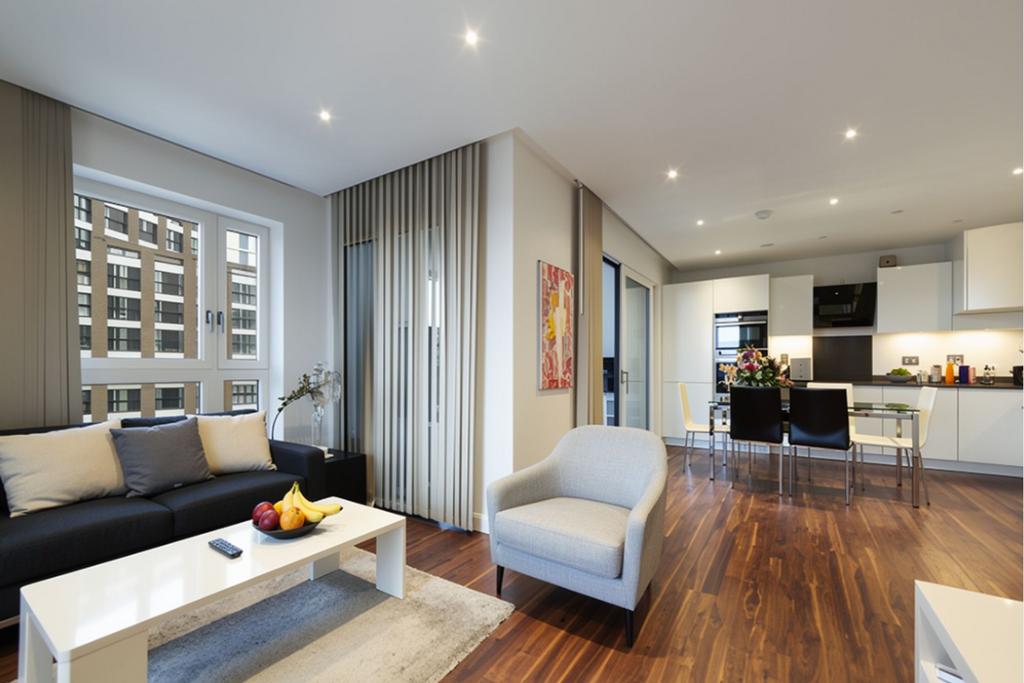 Open-plan living area