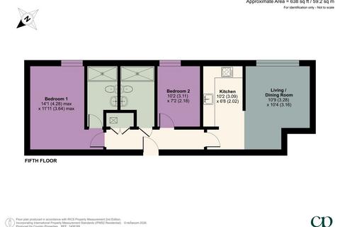 2 bedroom flat for sale, Hitchin Road, Arlesey, SG15