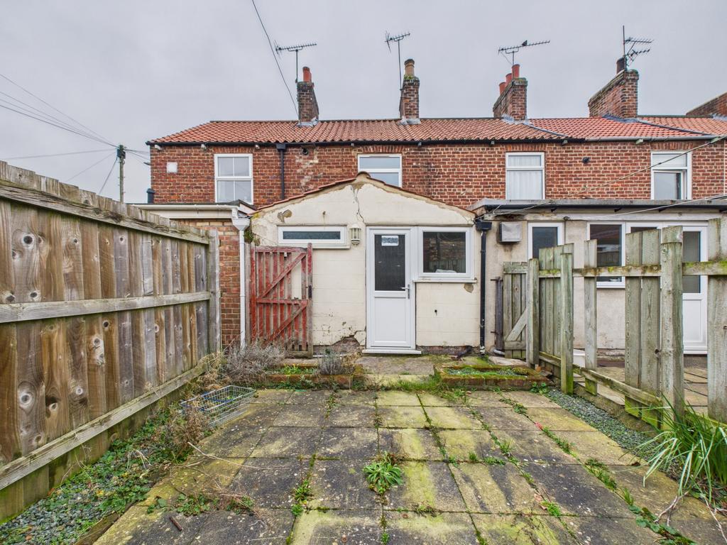 Rear of property