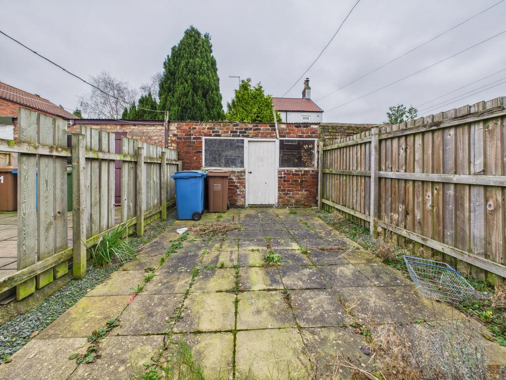 Rear of property