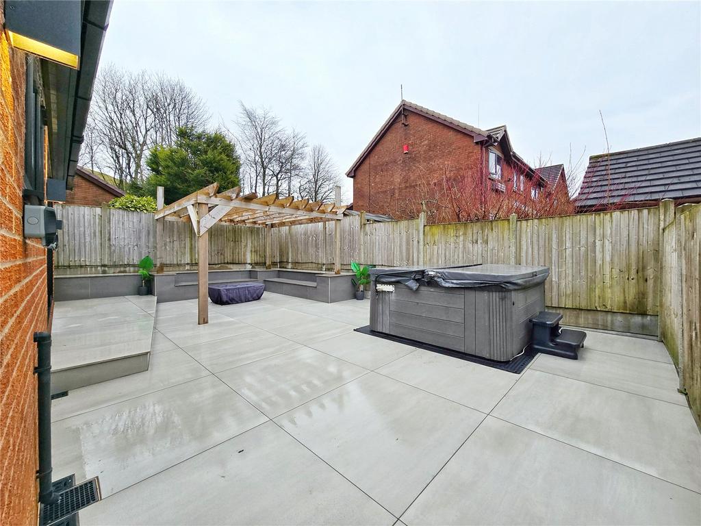 Rear Porcelain Patio