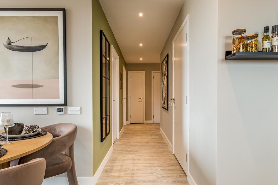Hallway wide shot