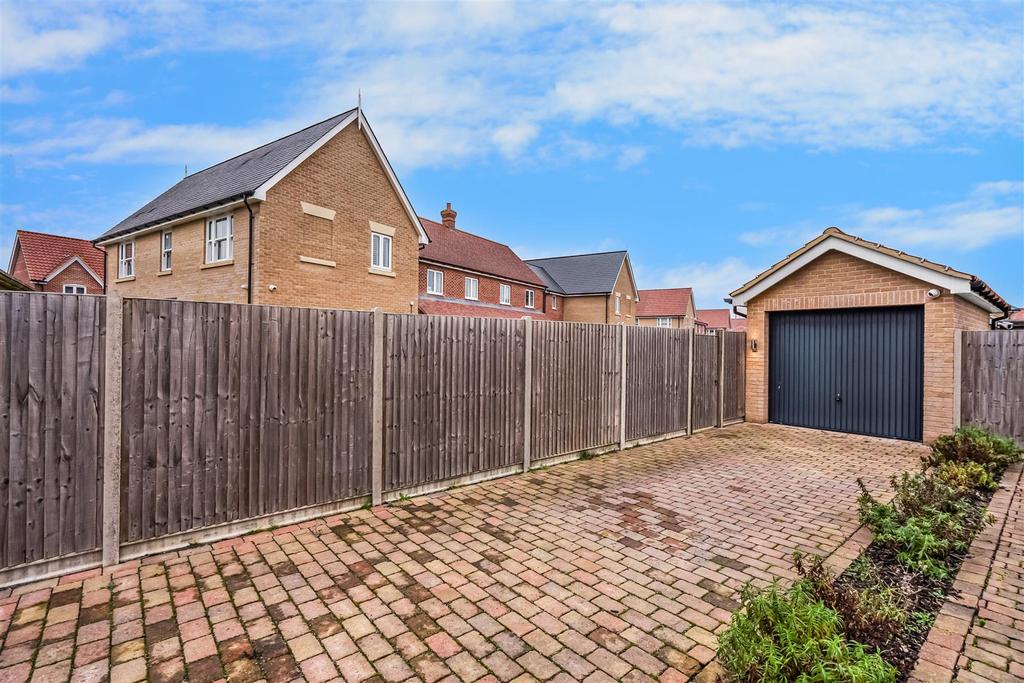 Driveway and garage