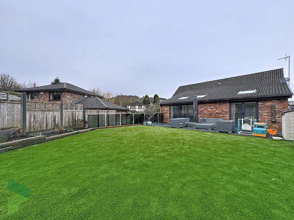 Rear elevation and garden