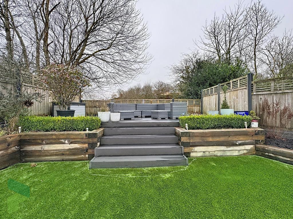 Rear garden and patio