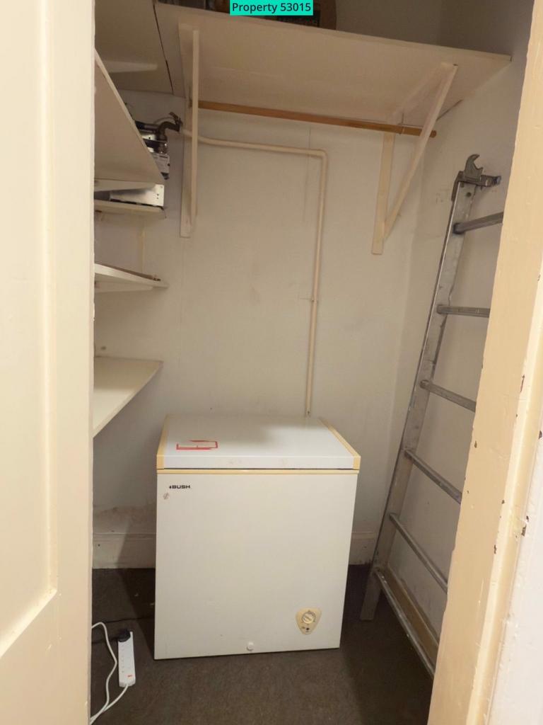 Box room hall, includes chest freezer