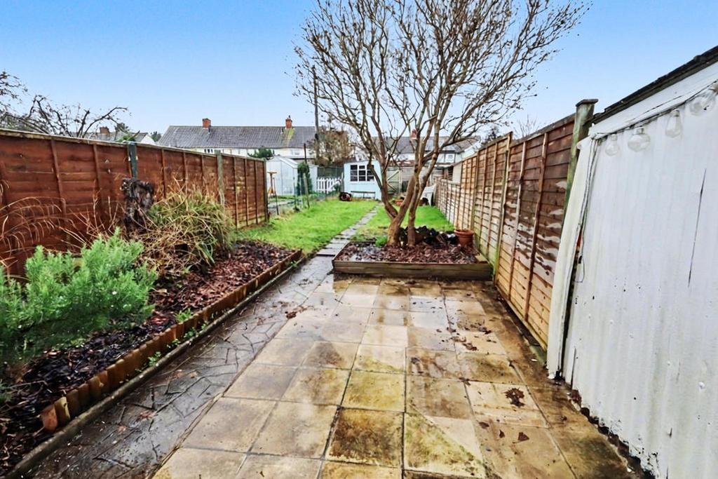 Rear patio